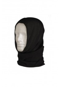 BANDANA MULTIFUNCTIONALA BLACK PES/FLEECE