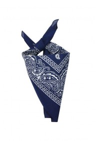 BANDANA WESTERN ALBASTRU