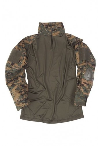 BLUZA TACTICA WARRIOR CAMUFLAJ DIGITAL WOODLAND