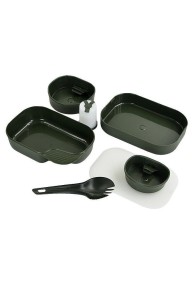 SET SUEDEZ 7 PIESE - OLIV
